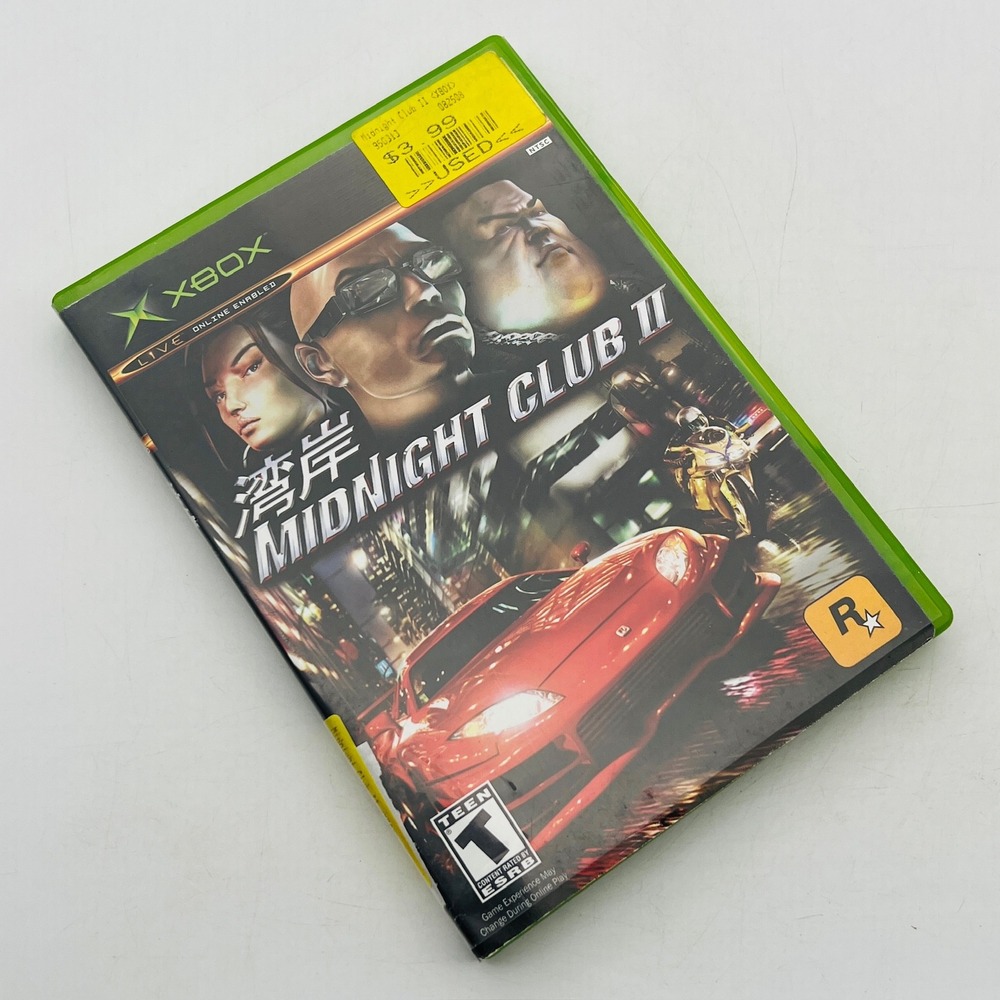 Midnight Club II Original‎ Xbox Rockstar Games 2003 CIB Racing Game NTSC